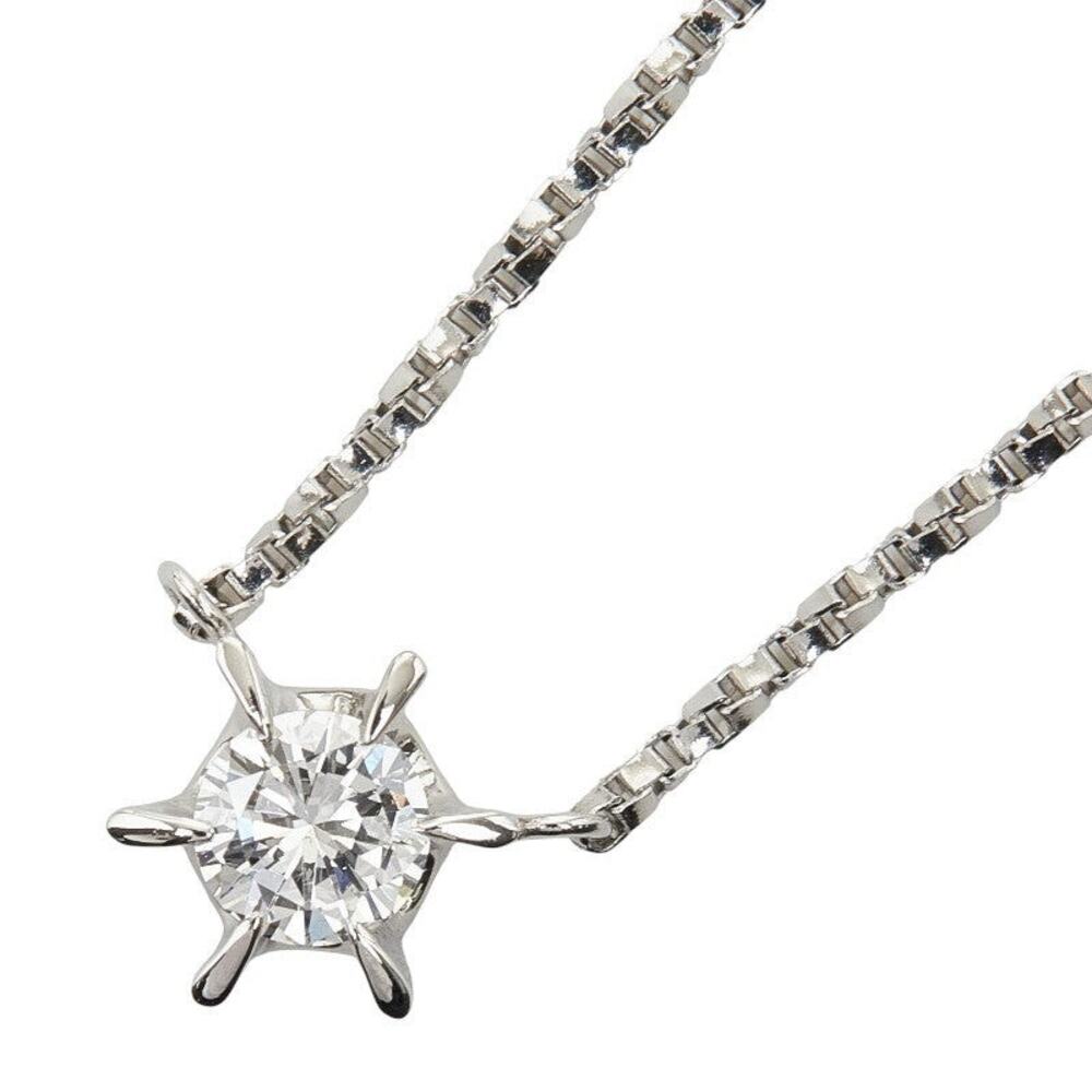 Unbranded Diamond Platinum 850 Necklace Silver